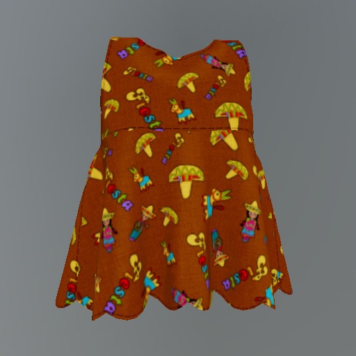 Orange Fiesta Mesh Child Tunic box