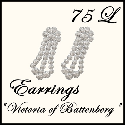 "Victoria of Battenberg" [Chaumont] [Earrings]