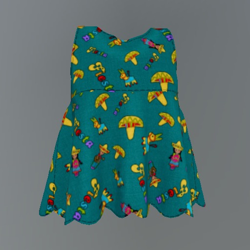 Aqua Fiesta Mesh Child Tunic box