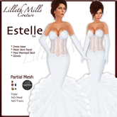 LMC ESTELLE - Ice - stunning lace corset wedding gown