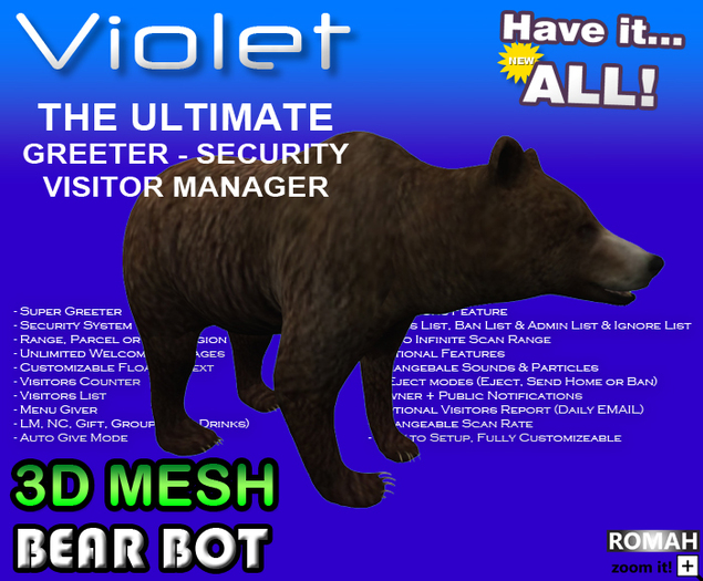 ROMAH ~ Violet (The Ultimate Greeter & Visitor Manager) v1.0