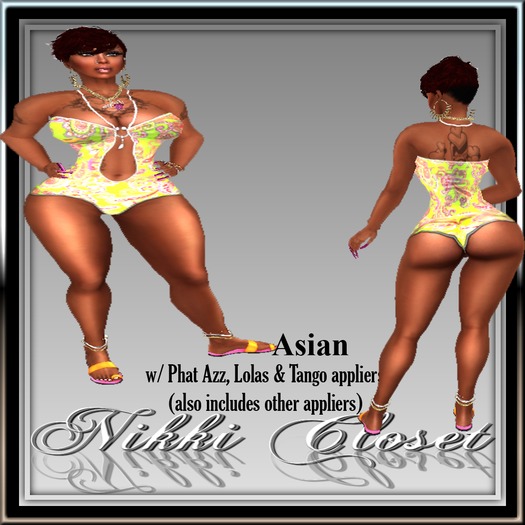 *NC* BEAD BLU SNAKE BIKINI W/ APPLIERS