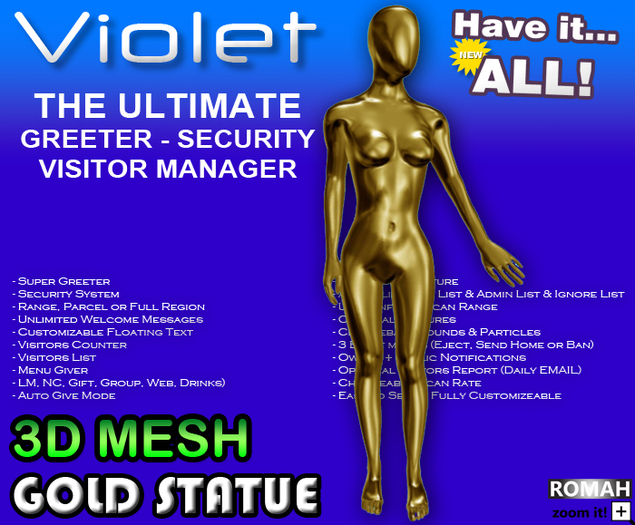 ROMAH ~ Violet (The Ultimate Greeter & Visitor Manager) v1.0