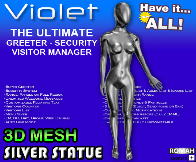 ROMAH ~ Violet (The Ultimate Greeter & Visitor Manager) v1.0