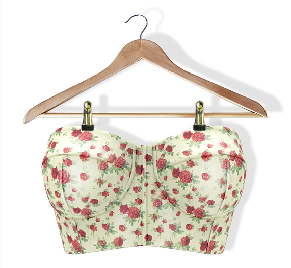 [MotiAme] Bustier - Cream