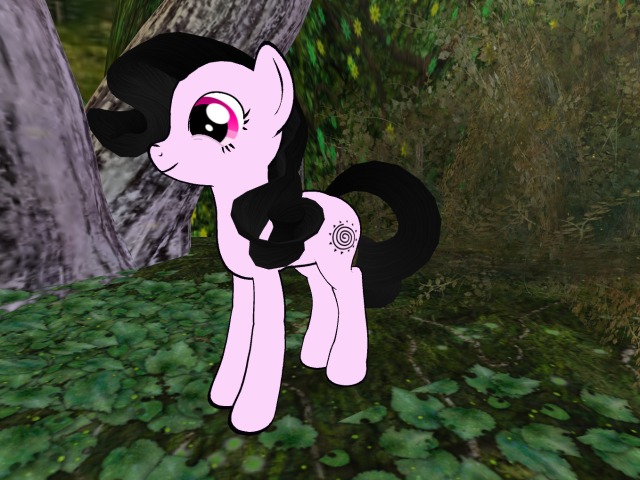 Pony Rarity Black Mane & Tail (EP)