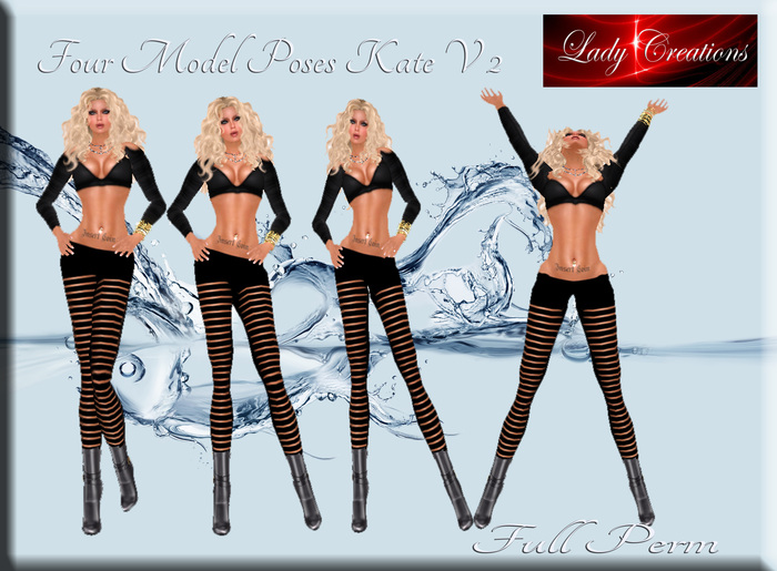 Lady Creations - Lady Creations - Four Model Poses Kate V2 Full