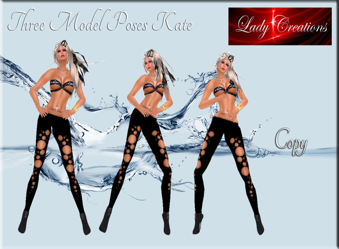 Lady Creations - Three Model Poses Kate Copy