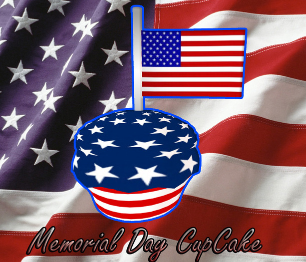 Memorial Day Cupcake