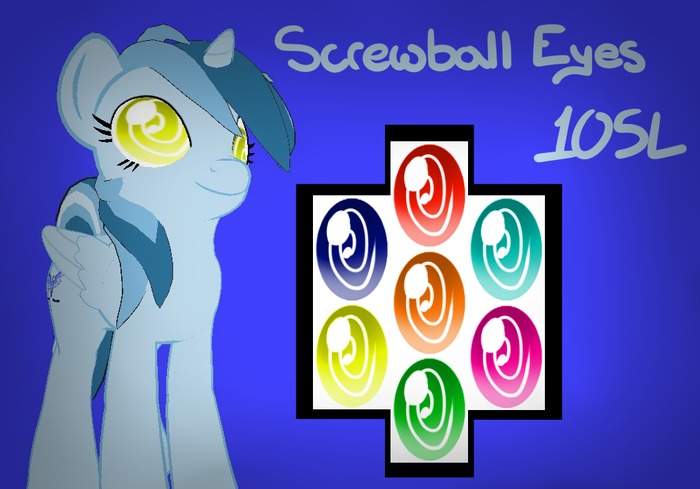 Screwball Eyes 7 Colors Pack