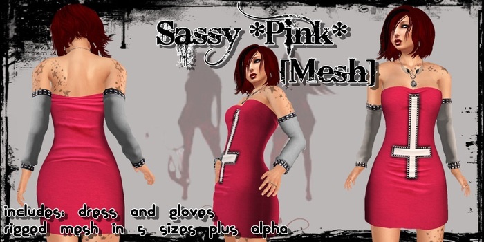 ^WSC^ Sassy *Pink* {Mesh}