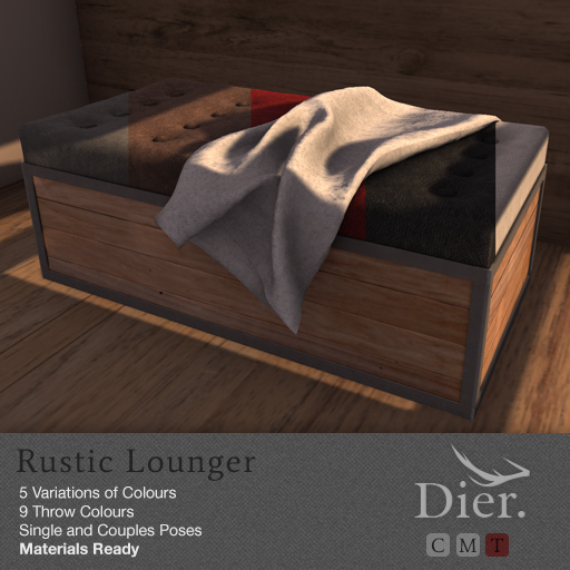 [Dier] Rustic Lounger / Grey Leather