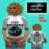 *SR* Unisex Layers TShirt Blues Brothers