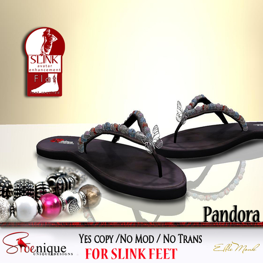 **SD** (flat) Pandora Flip Flops Slink BSM