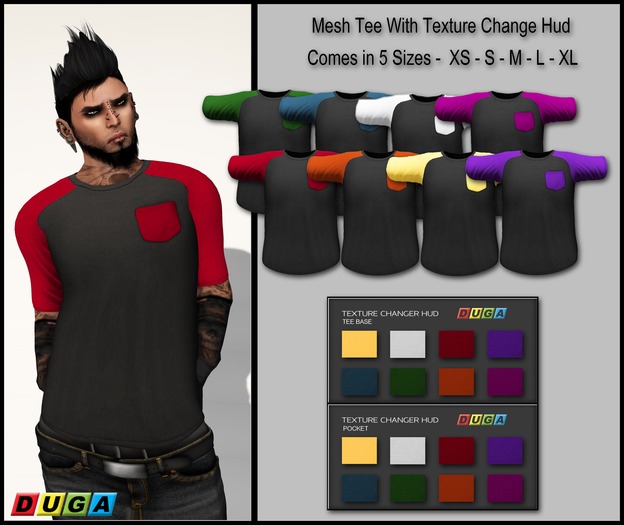 DuGa Designs Mesh Long Sleeve Shirt Grey