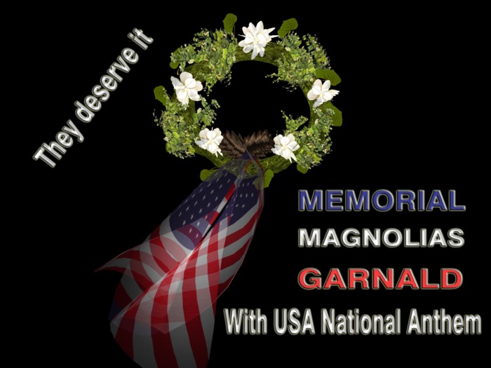 USA MEMORIAL MAGNOLIA WHREATH