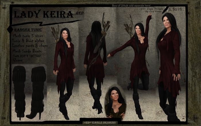 =ED= LADY KEIRA - Red