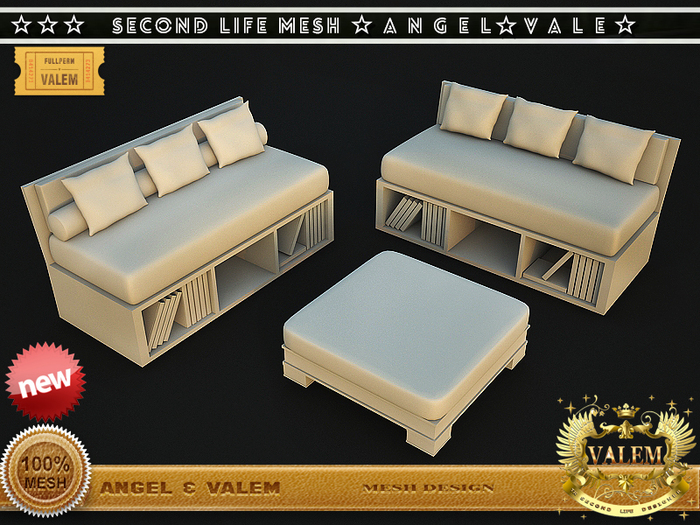 .::VALEM::.   Full Perm Mesh Special Great Library Seats Team