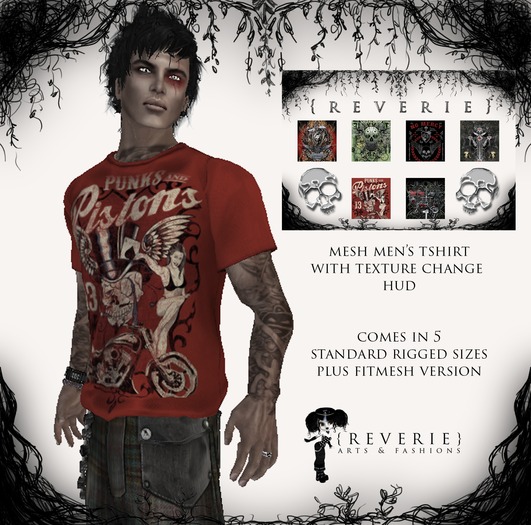 {REVERIE} Mesh Men's Tshirt with HUD (2)