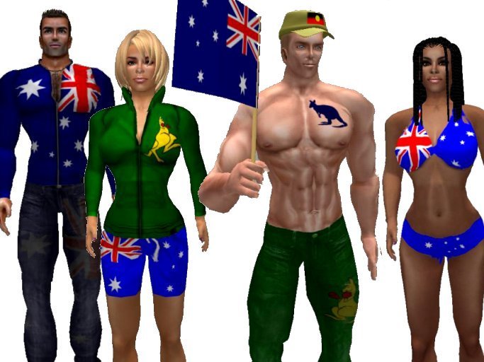 Australia -- Flag and Clothes 1.0