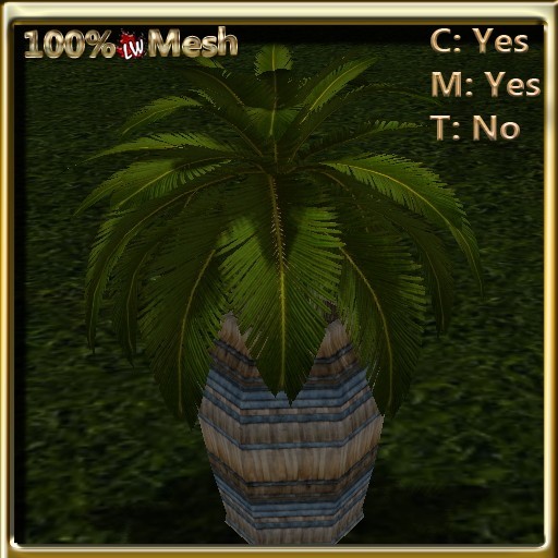 LW_ Palm Tree Mesh - 1
