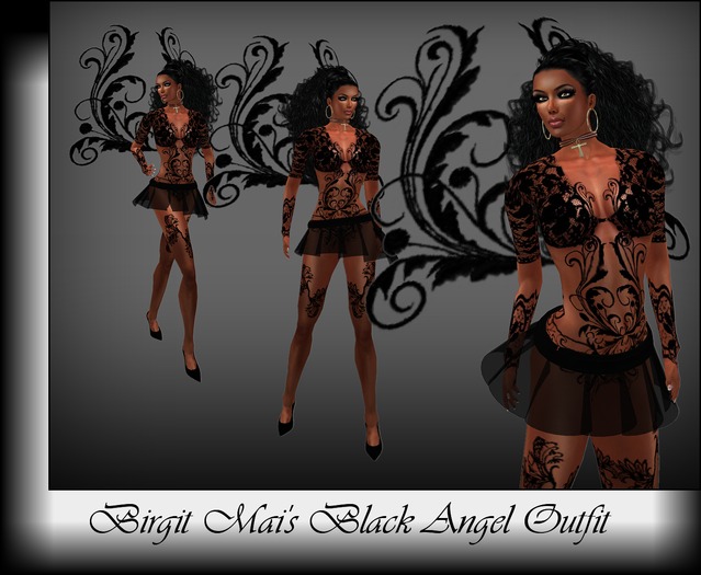 Birgit Mai Black Angel Outfit (BOX)