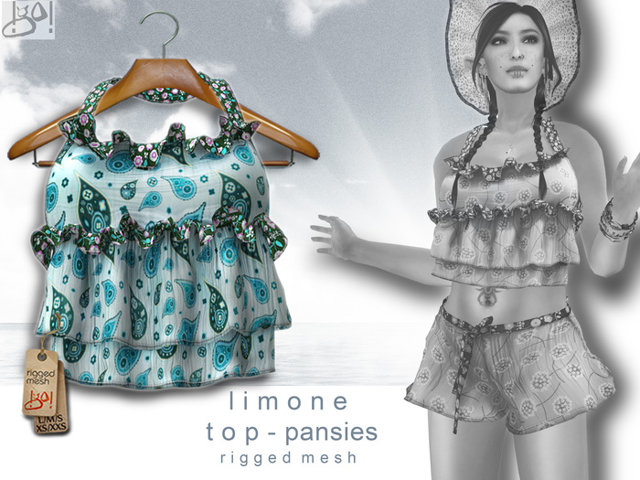 !gO! Limone Top-Pansies