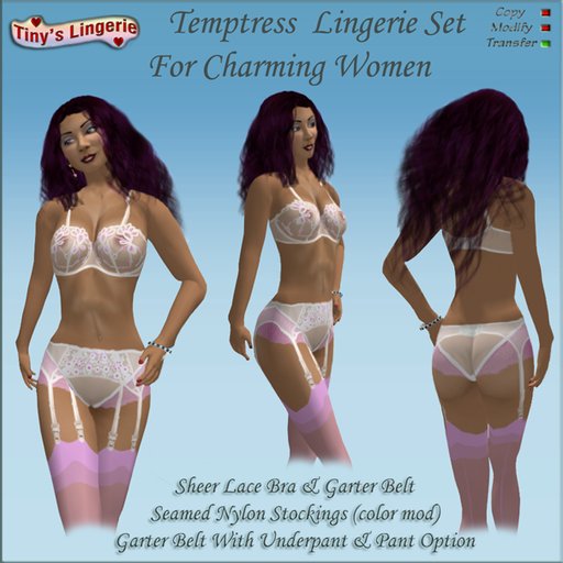 Mimi Lingerie Set, White