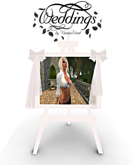 Ivory & Red Rose Wedding Reception Table - Mod & Trans - Promotional 10L$