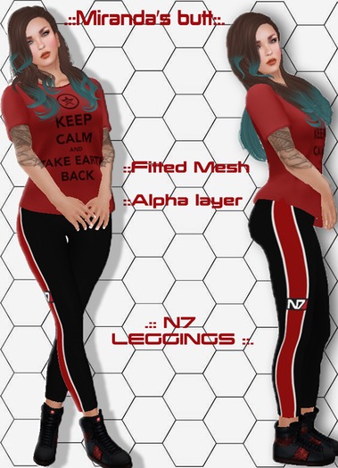 .::Miranda's butt::. N7 Leggings