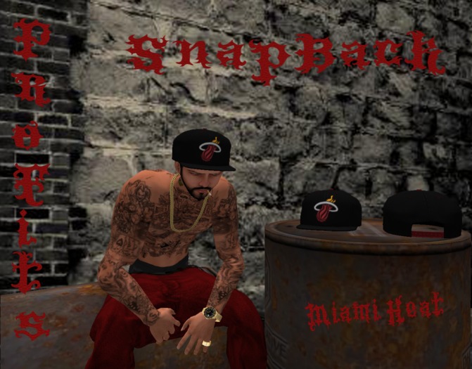 ,'Pro Fits', Miami Heat SnapBack * Mesh/Resize *