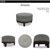 DIGS - Healy Ottoman [MESH] (Boxed)