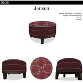 DIGS - Healy Ottoman [MESH] (Boxed)