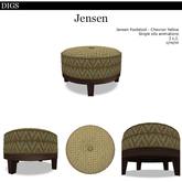 DIGS - Healy Ottoman [MESH] (Boxed)