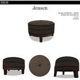 DIGS - Healy Ottoman [MESH] (Boxed)