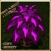 LW_ Potted Coleus Plant Mesh - Blue 1