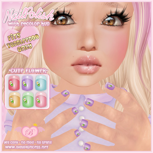 :*BABY*: ToddleeDoo NAILS - Cute Flower