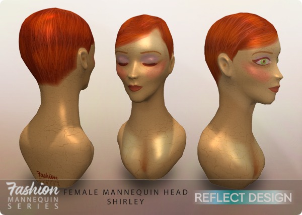 Reflect Design - Female Mannequin Head - Shirley - DEMO