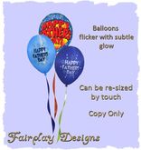~R~Glow~You're Great Dad Balloons~COPY TOUCH TO RESIZE
