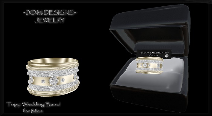 TRIPP WEDDING BAND COLLECTION ~ WOMEN'S  (WEAR ME & CLICK LID)