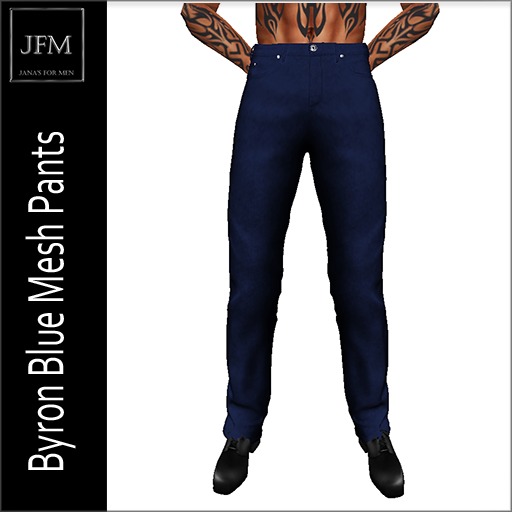 JFM Byron Blue Mesh Pants