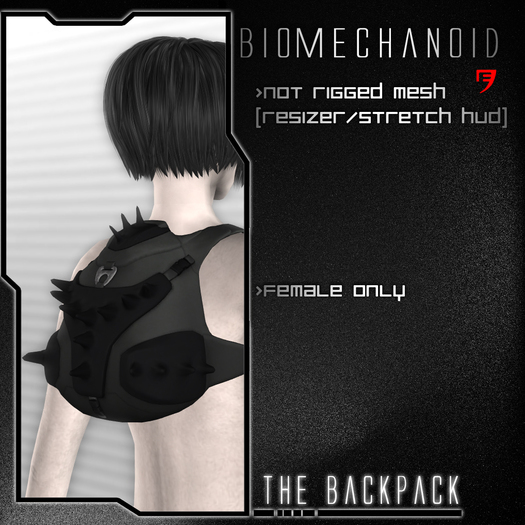 BIOMECHANOID the backpack