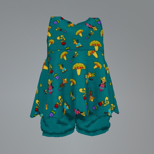 Aqua Fiesta Mesh Child Tunic Set box