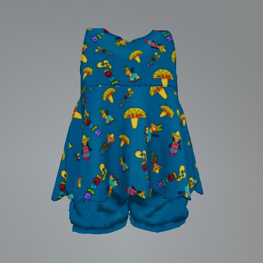 Sky Fiesta Mesh Child Tunic Set box