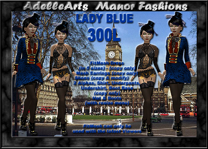 AdelleArts Lady Blue