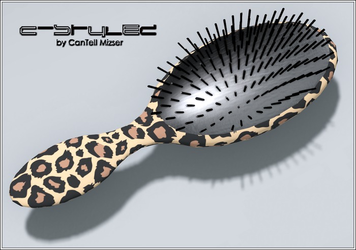 C-Stylez by CanTell Mizser - Hair Brush - Black