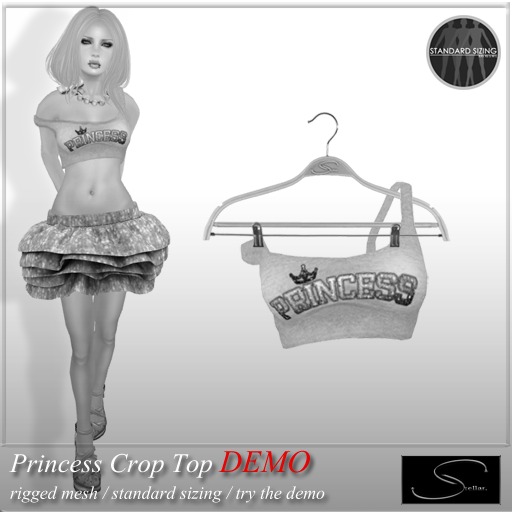 [Stellar] Princess Crop Top DEMO