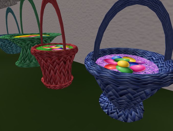plants easter basket with eggs 4