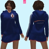 JAPAN - hooded female dress (MESH)