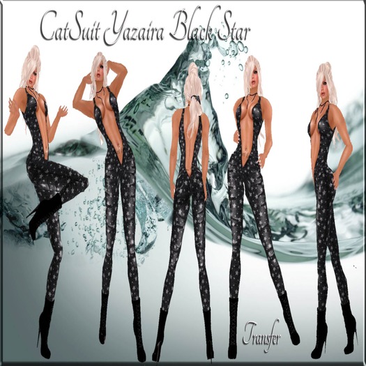 LSR - CatSuit Yazaira Black Star